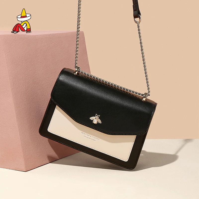 Mexican Brand Women Fashionable Shoulder Bags New Female Messenger Bag Handbag Chain Wild Splicing Printing Wild Crossbody Bag
Mexican Brand Women Fashionable Shoulder Bags New Female Messenger Bag Handbag Chain Wild Splicing Printing Wild Crossbody Bag