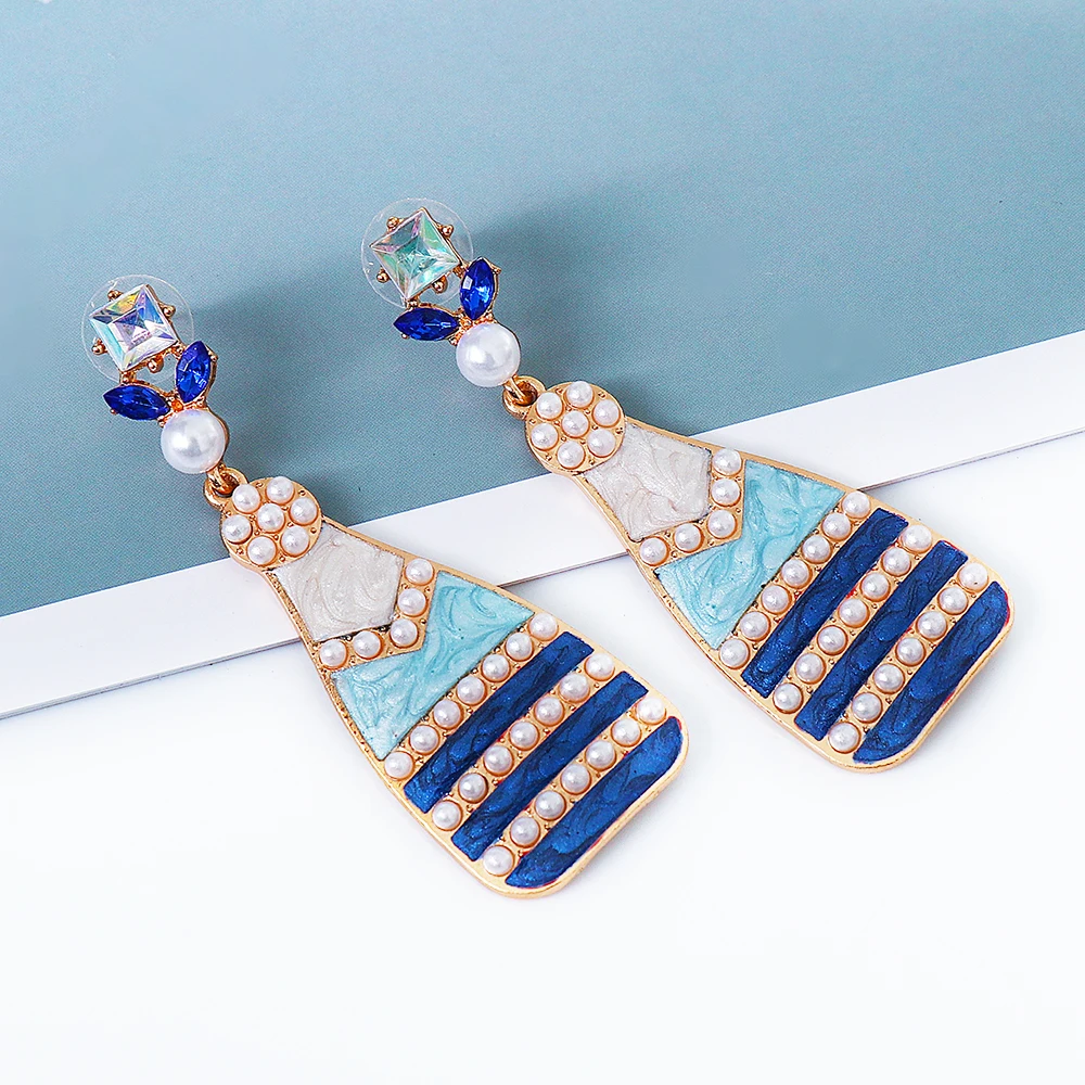 Bohemian Long Purple Imitation Pearls Earrings Cute Luxury Crystal Dangle Drop Champagne Earring ZA Jewelry For Women Gift 
Bohemian Long Purple Imitation Pearls Earrings Cute Luxury Crystal Dangle Drop Champagne Earring ZA Jewelry For Women Gift