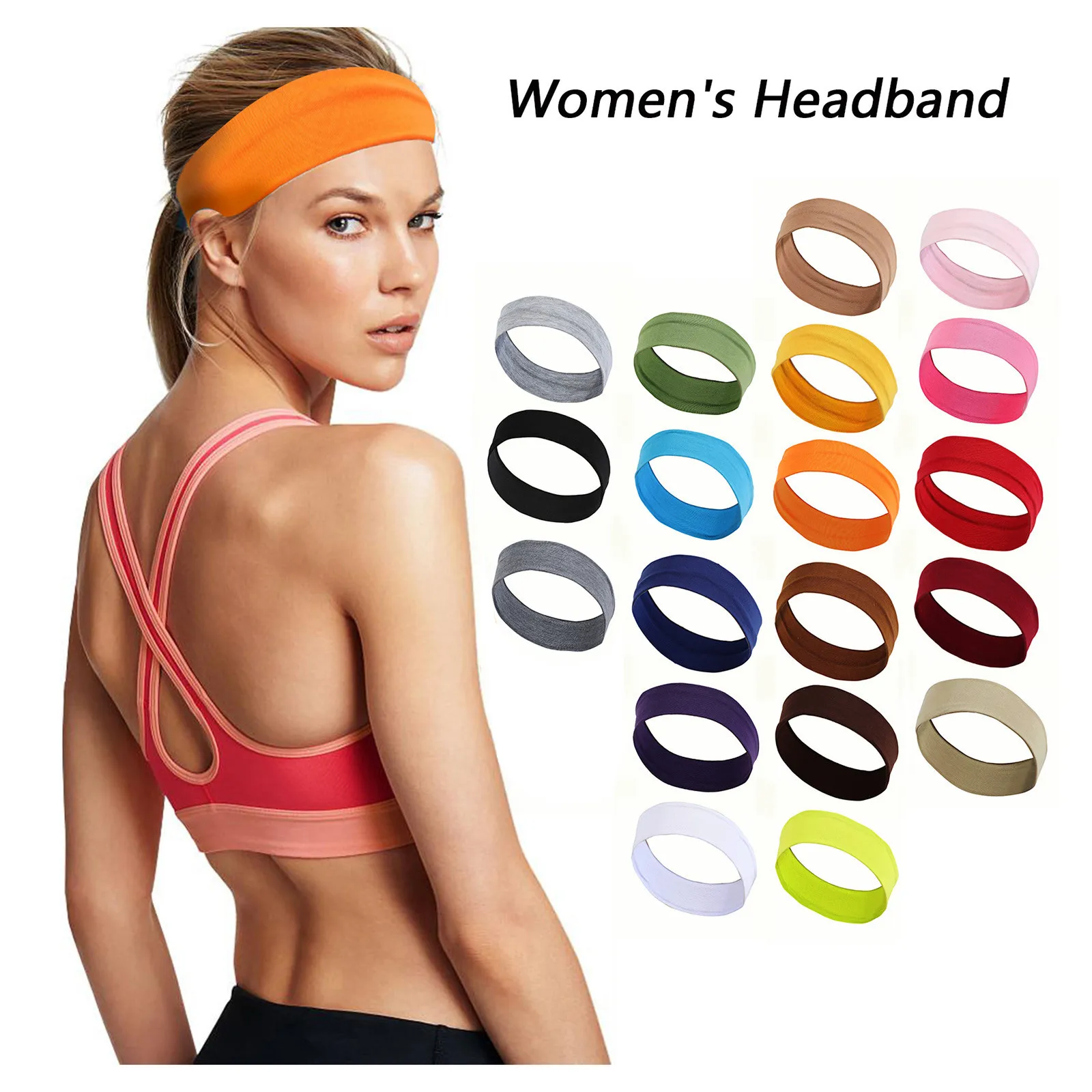 Wide Headband Ladies Pure Color Headband Yoga Sports Elastic Fashion Headband Hairband For Gym Yoga Headbands For Women
Wide Headband Ladies Pure Color Headband Yoga Sports Elastic Fashion Headband Hairband For Gym Yoga Headbands For Women