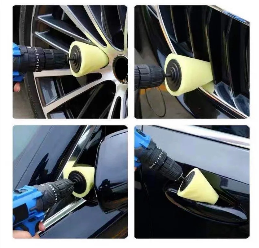 1pcsCar Tyres Foam Polishing Sponge Polishing Used for Electric Drill Burnishing Ball Waxing Cone Buffing Cleaning Sponge
1pcsCar Tyres Foam Polishing Sponge Polishing Used for Electric Drill Burnishing Ball Waxing Cone Buffing Cleaning Sponge