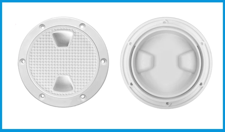 4inch White Screw Out Inspection Deck Plate Hatch Marine bost yacht Detachable Cover RV Plastic
4inch White Screw Out Inspection Deck Plate Hatch Marine bost yacht Detachable Cover RV Plastic