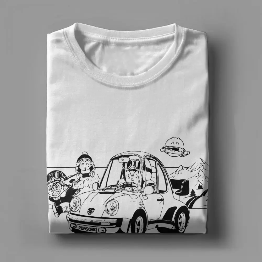Мужская футболка из чистого хлопка с коротким рукавом Arale Norimaki Dr Slump аниме Акира