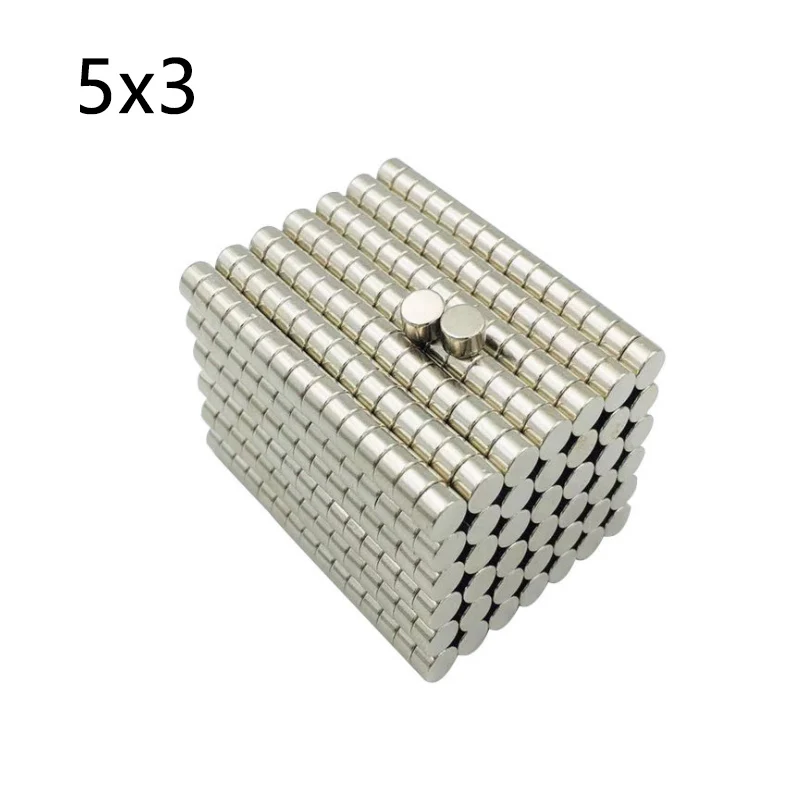 Disc Magnet 10/50/100/150/200 Pcs 5x3mm Round NdFeB Neodymium Magnet N35 Super Powerful Mini Small Permanent Magnetic Magnets
Disc Magnet 10/50/100/150/200 Pcs 5x3mm Round NdFeB Neodymium Magnet N35 Super Powerful Mini Small Permanent Magnetic Magnets