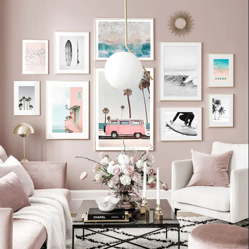 Nordic Seascape Poster Palm Canvas Painting Surfing Wall Art Print Wave Modern Picture For Living Room On The Wall Home Decor
Nordic Seascape Poster Palm Canvas Painting Surfing Wall Art Print Wave Modern Picture For Living Room On The Wall Home Decor