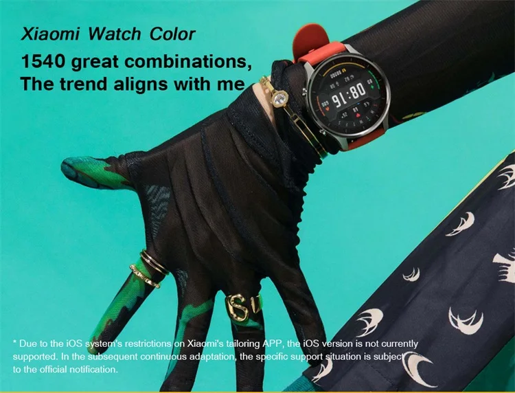 Original Xiaomi Smart Watch Color GPS Fitness Tracker Heart Rate Monitor NFC Sport Bracelet 1.39 Inch Mi Color Wristwatch
Original Xiaomi Smart Watch Color GPS Fitness Tracker Heart Rate Monitor NFC Sport Bracelet 1.39 Inch Mi Color Wristwatch