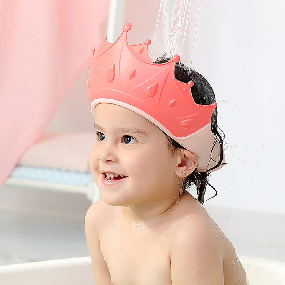Регулируемая Шапочка для детского душа шапочка мытья волос новорожденных защита