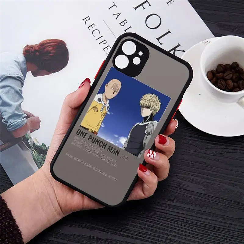 One Punch Man Anime Phone Case matte transparent For iphone 7 8 11 12 plus mini x xs xr pro max cover
One Punch Man Anime Phone Case matte transparent For iphone 7 8 11 12 plus mini x xs xr pro max cover