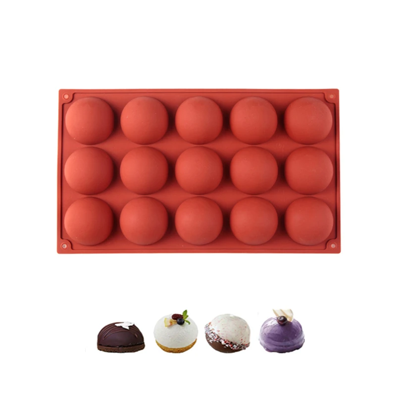 Half Ball Pastry Silicone Mold Cake Tools Baking Molds Cake Decorating Supplies Biscuit Chocolate Dessert Kitchen Utensils
Half Ball Pastry Silicone Mold Cake Tools Baking Molds Cake Decorating Supplies Biscuit Chocolate Dessert Kitchen Utensils