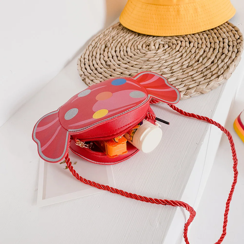 Cute Candy Shaped Crossbody Bag Girls Fashion Kids PU Shoulder Small Money Pouch Fashion Shoulder Bag for Travel Party 
Cute Candy Shaped Crossbody Bag Girls Fashion Kids PU Shoulder Small Money Pouch Fashion Shoulder Bag for Travel Party
