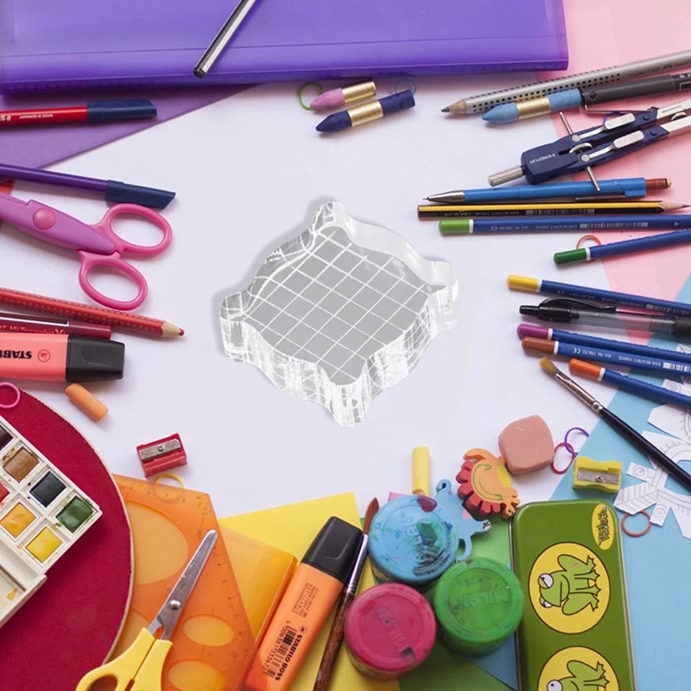 7pcs/Set Transparent Acrylic Clear Stamp Block Pad Scrapbooking DIY Handmade With Grid And Grip DIY Crafts Ornaments Tool 
7pcs/Set Transparent Acrylic Clear Stamp Block Pad Scrapbooking DIY Handmade With Grid And Grip DIY Crafts Ornaments Tool