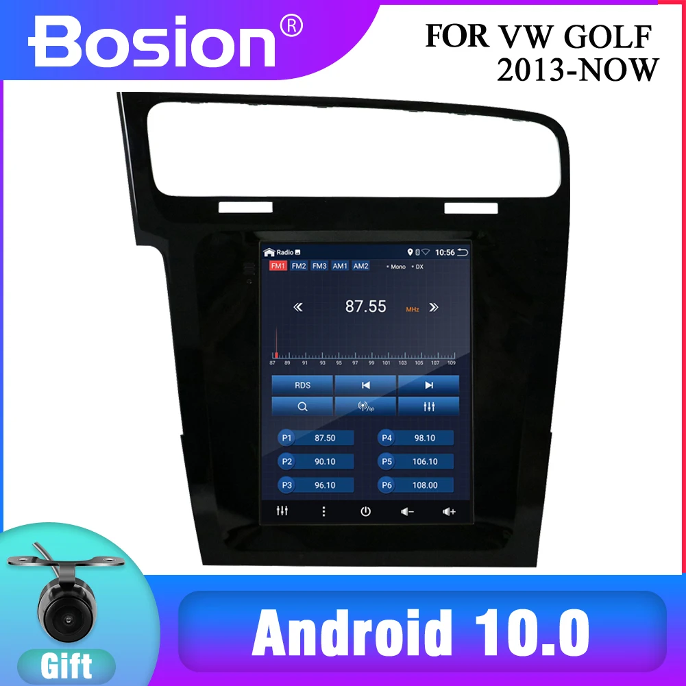 Автомобильный DVD плеер Android10 для Volkswagen VW Golf 7 2013 NOW мультимедийный с GPS