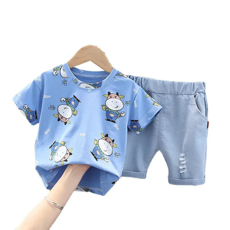 Summer Children Cartoon Clothing Baby Boys Girls Fashion T Shirt Shorts 2Pcs/sets Kids Infant Casual Clothes Toddler Tracksuits
Summer Children Cartoon Clothing Baby Boys Girls Fashion T Shirt Shorts 2Pcs/sets Kids Infant Casual Clothes Toddler Tracksuits