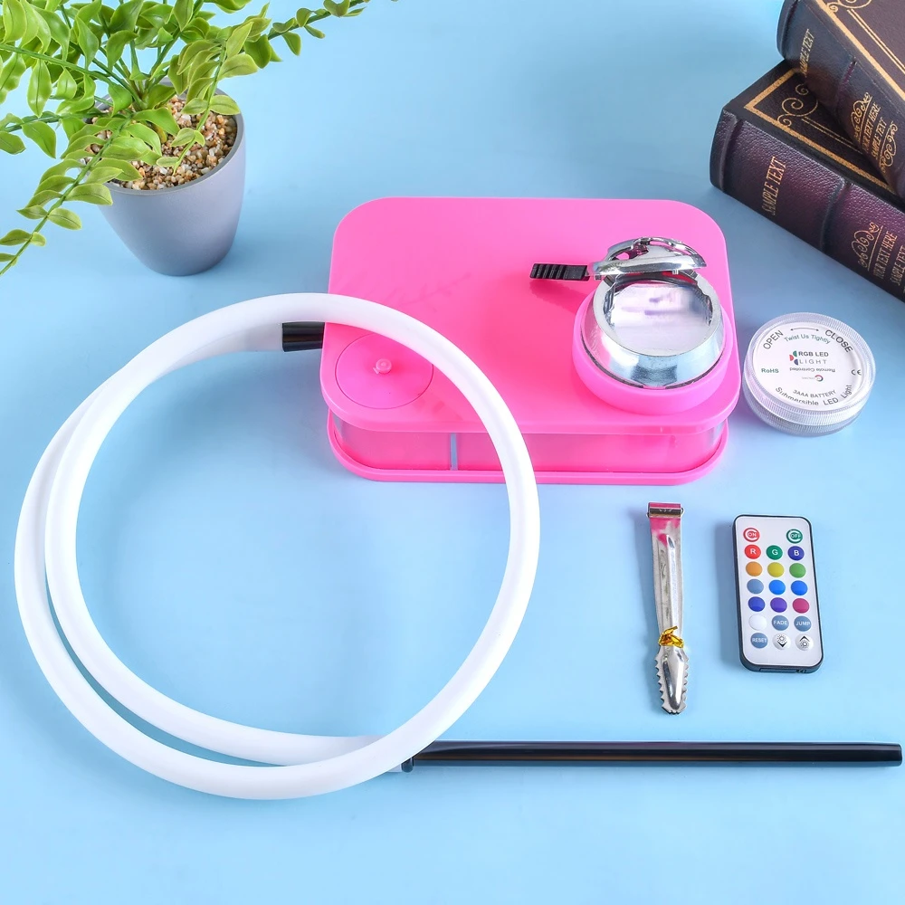 Hookah Set (Pink) Acrylic Shisha Chicha Single-tube Hookah Mouthpieces Hose Shisha Bowl Narguile Complete Hookah Accessories
Hookah Set (Pink) Acrylic Shisha Chicha Single-tube Hookah Mouthpieces Hose Shisha Bowl Narguile Complete Hookah Accessories