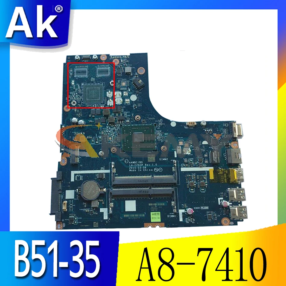 Akemy для Lenovo B51-35 AAWBC/BD la-c293p Материнская плата ноутбука процессор a8-7410 интегрированная видеокарта 100% тесты OK
Akemy для Lenovo B51-35 AAWBC/BD la-c293p Материнская плата ноутбука процессор a8-7410 интегрированная видеокарта 100% тесты OK