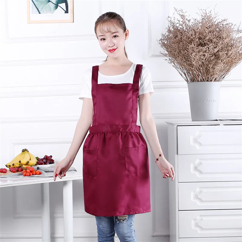 Apron cute Japanese waterproof oil-proof household kitchen Korean Princess lace milk tea shop work
Apron cute Japanese waterproof oil-proof household kitchen Korean Princess lace milk tea shop work