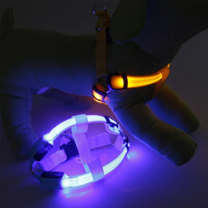 USB LED Dog Harness Pet Cat Dog Collar Harness Vest Safety Lighted Dog Harness Pet Dogs Luminous Fluorescent Collars
USB LED Dog Harness Pet Cat Dog Collar Harness Vest Safety Lighted Dog Harness Pet Dogs Luminous Fluorescent Collars