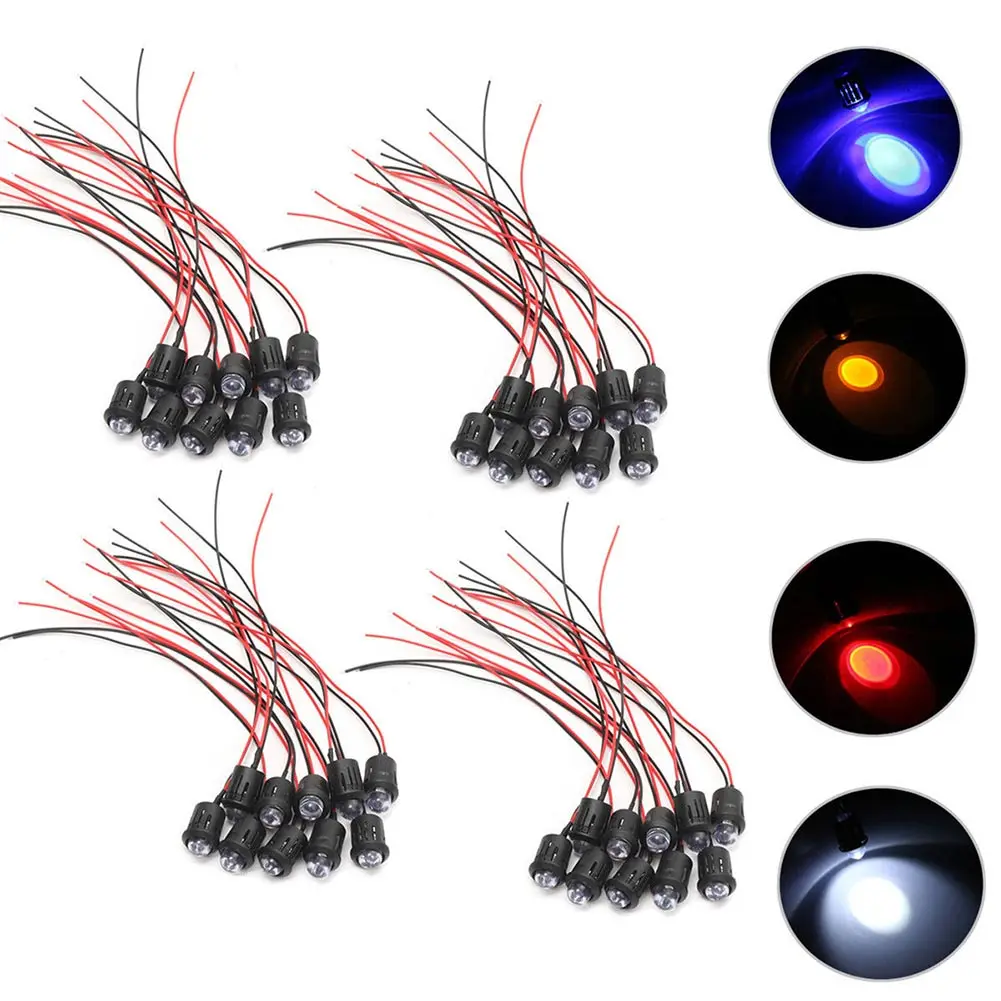 10 Pcs/Set 12V 10mm Pre-Wired Constant LED Ultra Bright Water Clear Bulb Cable 20cm Prewired Led Lamp DNJ998
10 Pcs/Set 12V 10mm Pre-Wired Constant LED Ultra Bright Water Clear Bulb Cable 20cm Prewired Led Lamp DNJ998