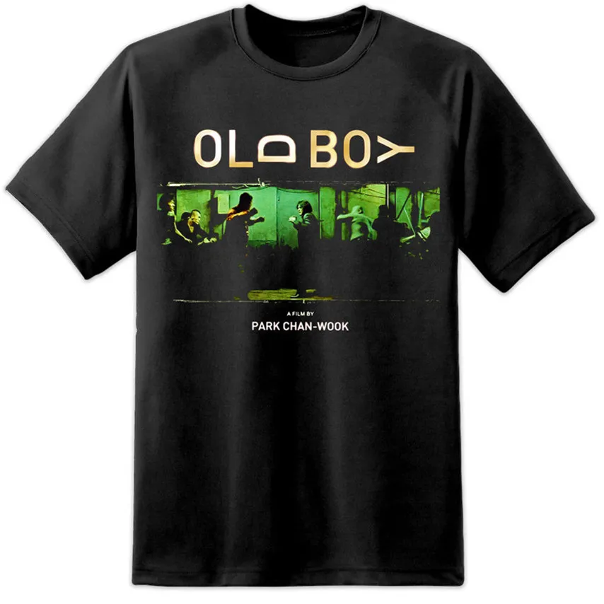 Оригинальная футболка с постером фильма Oldboy Dvd потрясающая Футболка принтом