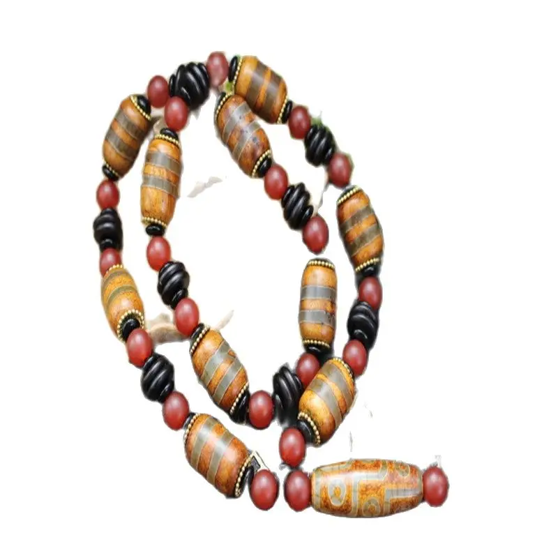 Natural Tibetan Agate Beads A Barrel Of Beads + 9-Eye Bucket Beads Agate Necklace Bracelet
Natural Tibetan Agate Beads A Barrel Of Beads + 9-Eye Bucket Beads Agate Necklace Bracelet