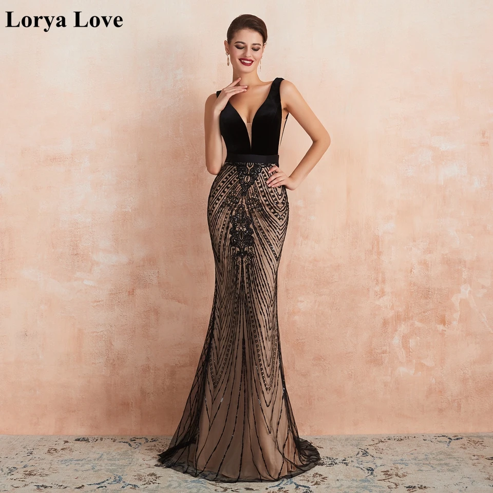 Вечерние платья черного цвета, с юбкой-годе, кружевное, с блестками, со шлейфом, для выпускного, 2020 
Вечерние платья черного цвета, с юбкой-годе, кружевное, с блестками, со шлейфом, для выпускного, 2020