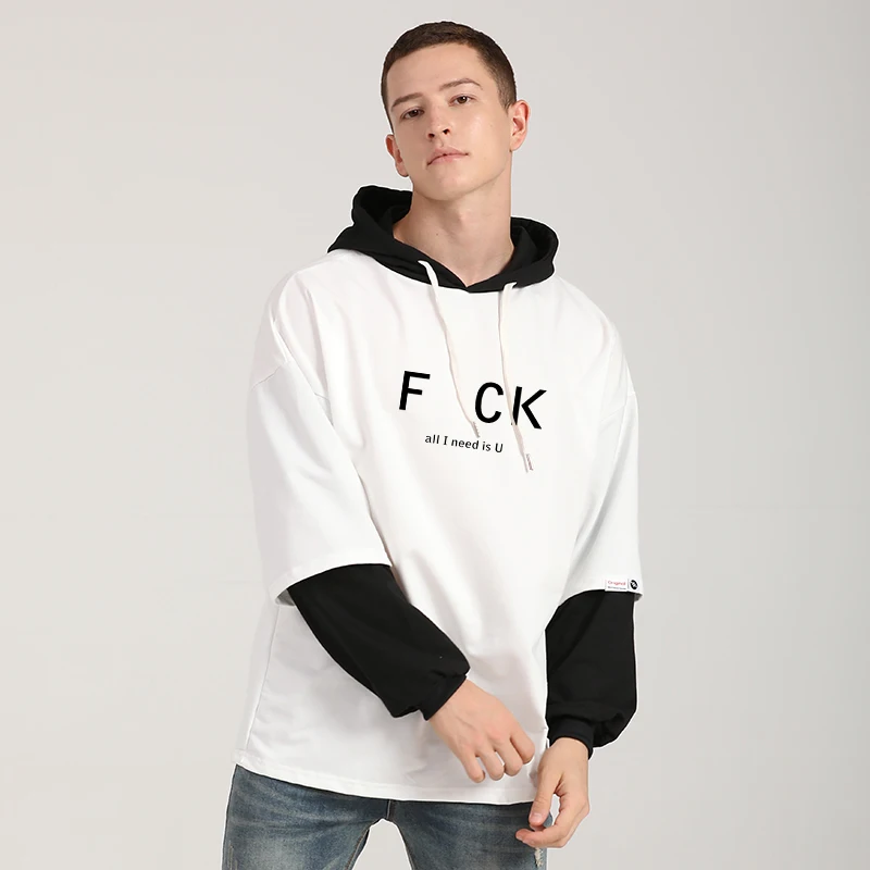 Harajuku Oversized Hoodie Autumn Spring Casual Spell Color Stitching Funny Letter Print Sudaderas Sweatshirts Men's Clothing
Harajuku Oversized Hoodie Autumn Spring Casual Spell Color Stitching Funny Letter Print Sudaderas Sweatshirts Men's Clothing