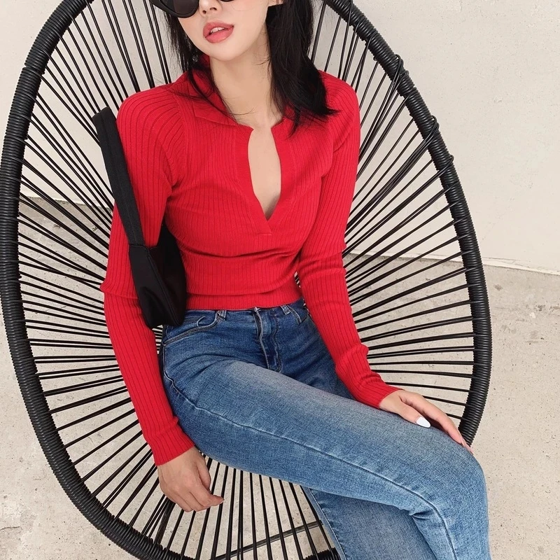 Traf Fall 2020 ladies polo women long sleeve crop top white solid cropped sexy t-shirts streetwear zaraing top mujer
Traf Fall 2020 ladies polo women long sleeve crop top white solid cropped sexy t-shirts streetwear zaraing top mujer
