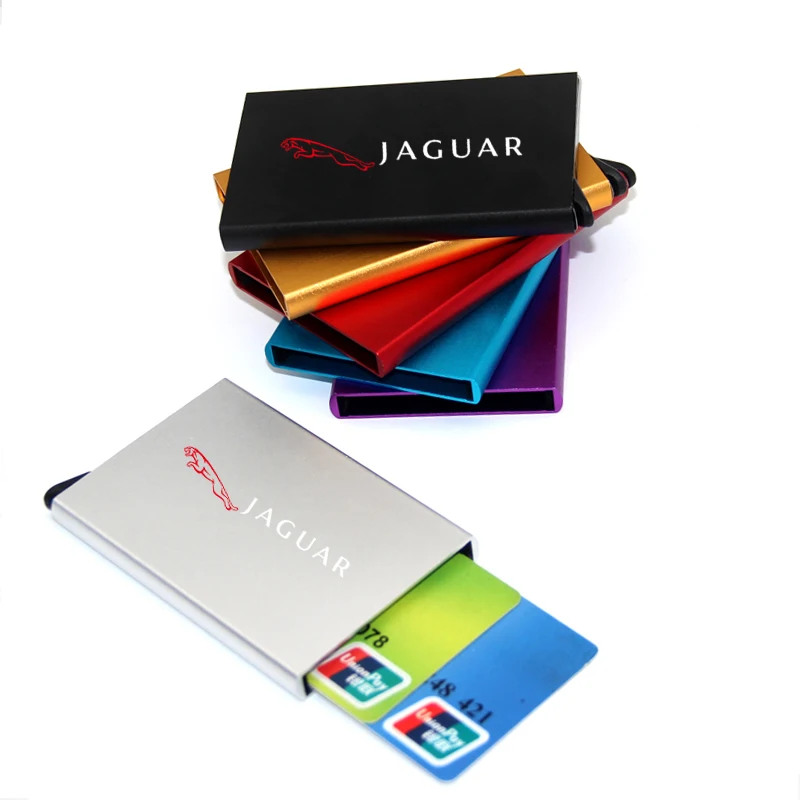 Smart Wallet Automatically Metal Bank Credit Card Holder Thin ID Card Case For Jaguar logo XE XJ XJL XF C-X16 V12 Guitar F X Typ
Smart Wallet Automatically Metal Bank Credit Card Holder Thin ID Card Case For Jaguar logo XE XJ XJL XF C-X16 V12 Guitar F X Typ