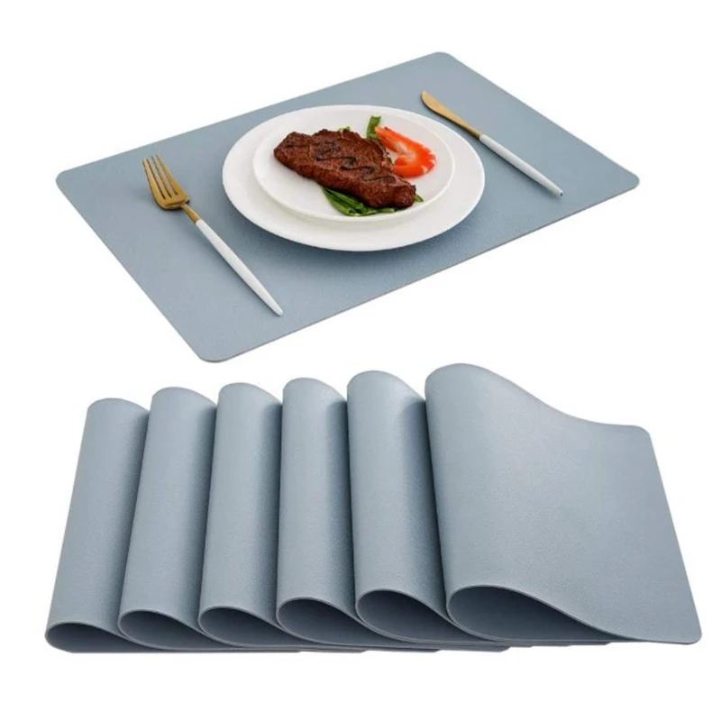 6Pack Placemats Leather Table Mats Heat Resistant Easy To Clean Waterproof Place Mats for Kitchen Dining Table
6Pack Placemats Leather Table Mats Heat Resistant Easy To Clean Waterproof Place Mats for Kitchen Dining Table