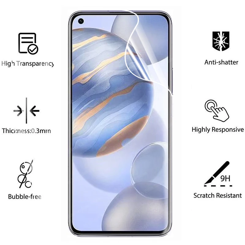 Гидрогелевая пленка 4 в 1 для Huawei Honor 30 защитная экрана S V30 Pro Plus не стекло |