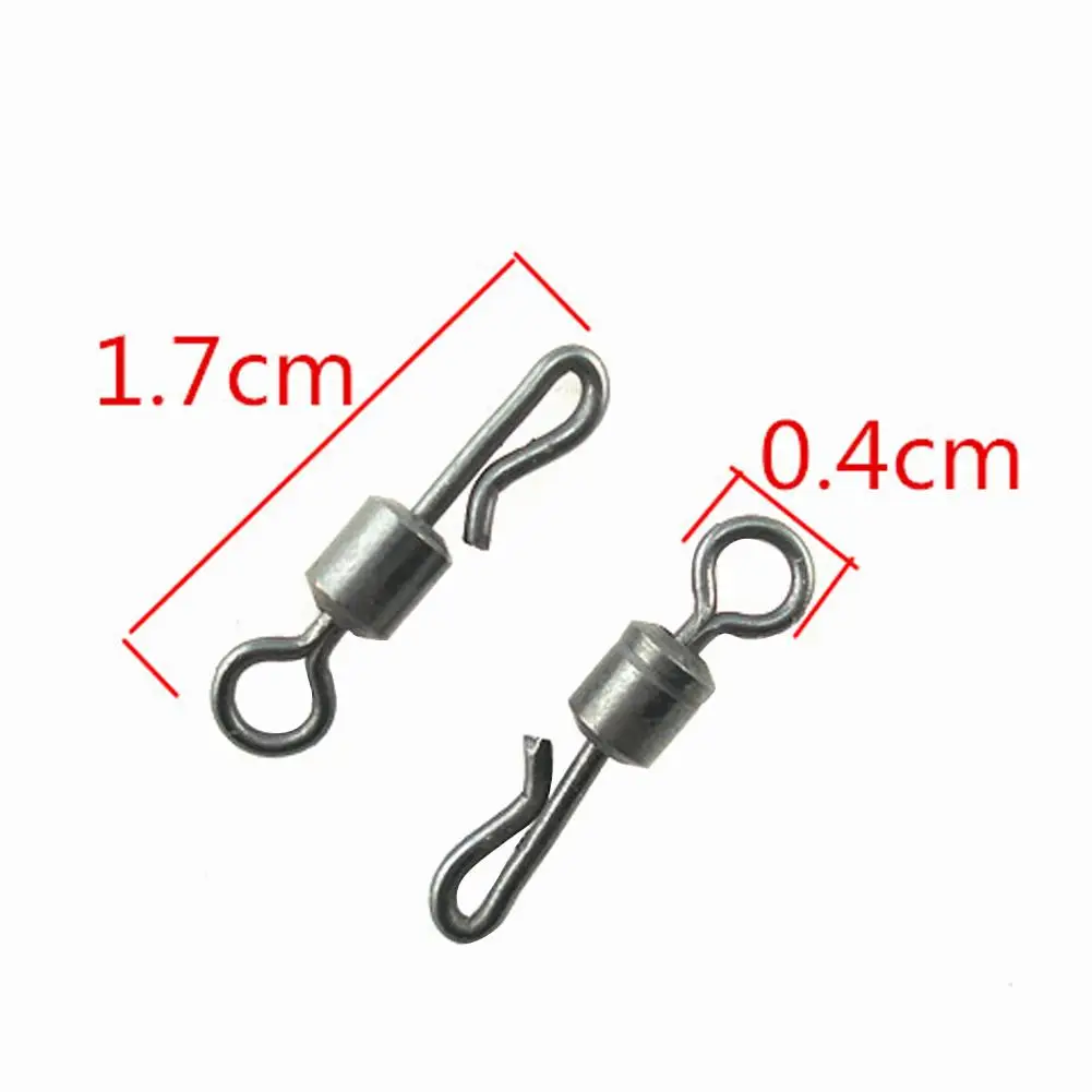 20/50/100pcs Q-shaped Rolling Quick Change Swivels Size 4 Snap Connectors Carp Fishing Terminal Tackle pesca Accessories
20/50/100pcs Q-shaped Rolling Quick Change Swivels Size 4 Snap Connectors Carp Fishing Terminal Tackle pesca Accessories