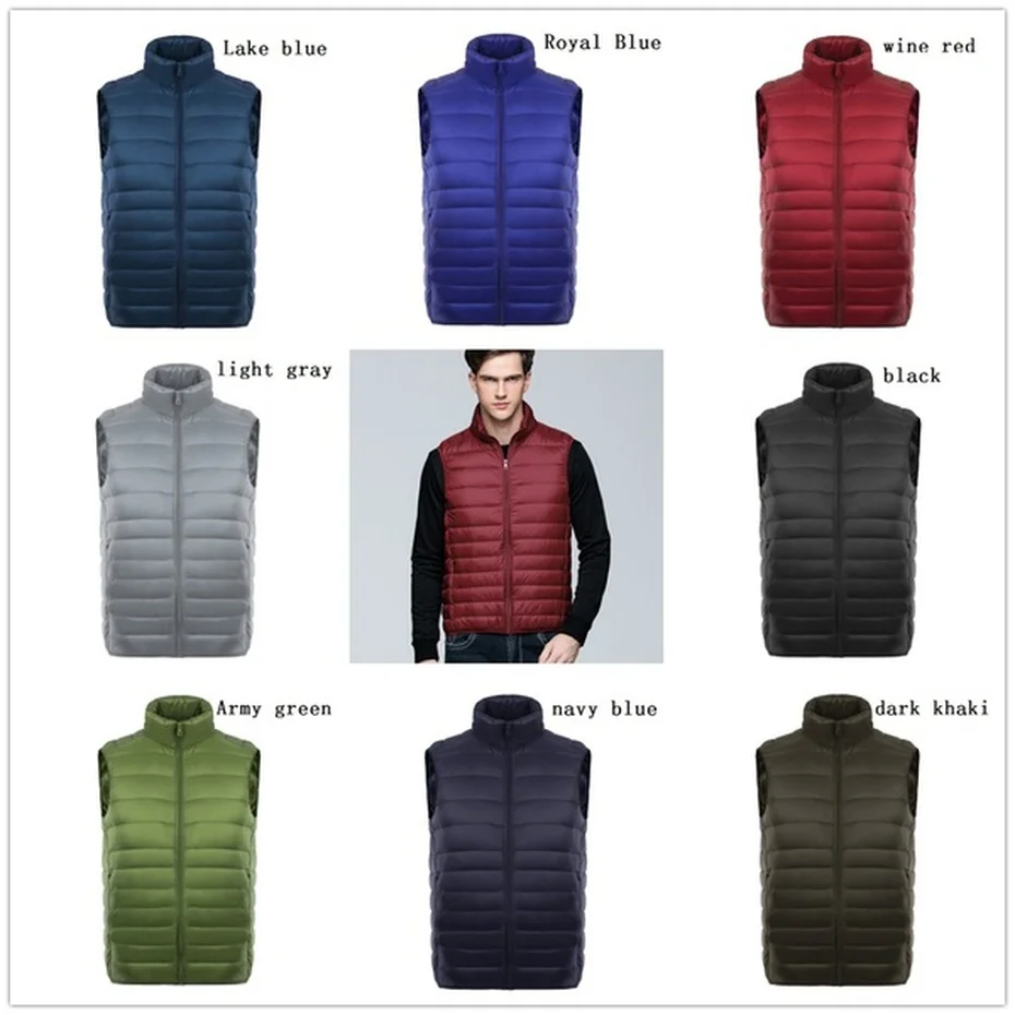 ZOGAA 8 Colors Winter Men Ultra Light Duck Down Vest Jacket Men's Cotton Warm Vest Jacket Male Casual Short Sleeveless Waistcoat
ZOGAA 8 Colors Winter Men Ultra Light Duck Down Vest Jacket Men's Cotton Warm Vest Jacket Male Casual Short Sleeveless Waistcoat