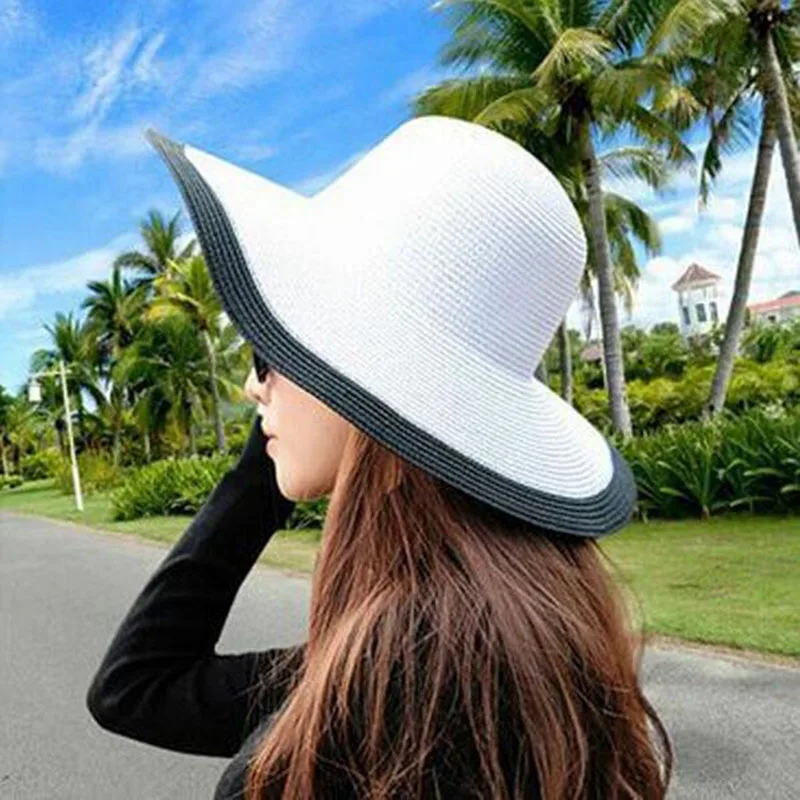 2021 new fashion Letter Embroidery panama hat Large Brim Sunbonnet Straw hat Women's Summer Sun Hat Foldable Adjustable
2021 new fashion Letter Embroidery panama hat Large Brim Sunbonnet Straw hat Women's Summer Sun Hat Foldable Adjustable