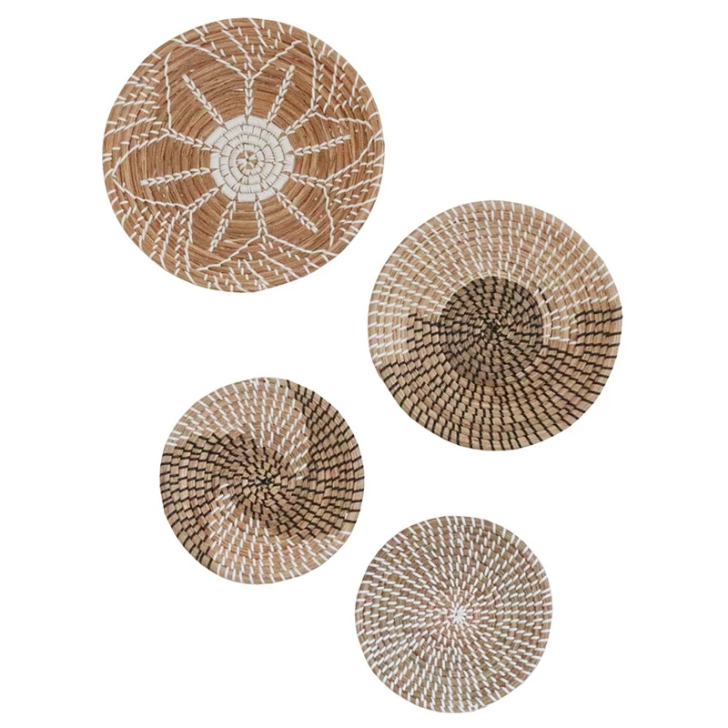 4Pcs Straw Decorative Pendant Seaweed Wall Decoration Bedroom Living Room Wall Hanging Decoration Wall Hanging 
4Pcs Straw Decorative Pendant Seaweed Wall Decoration Bedroom Living Room Wall Hanging Decoration Wall Hanging