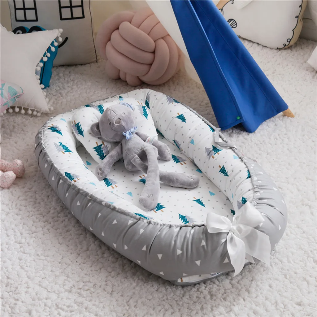 9 Colors Baby Nest Bed with Pillow Portable Crib Travel Bed Infant Toddler Cotton Cradle for Newborn Baby Bed Bassinet
9 Colors Baby Nest Bed with Pillow Portable Crib Travel Bed Infant Toddler Cotton Cradle for Newborn Baby Bed Bassinet