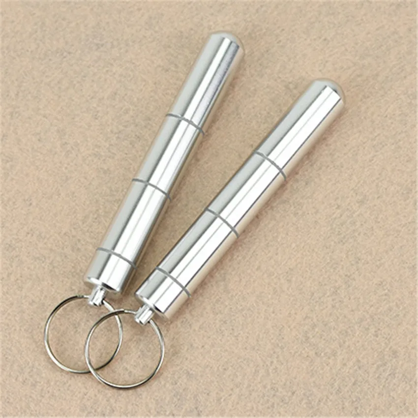 Aluminum Alloy Cigarette Case Portable Smoking Cigarette Boxes Storage Case Multi-functional Waterproof Outdoor Medicine Bottle 
Aluminum Alloy Cigarette Case Portable Smoking Cigarette Boxes Storage Case Multi-functional Waterproof Outdoor Medicine Bottle