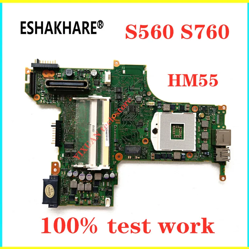 ESHAKHARE/CP492191-01 CP448470-Z3 для Fujitsu LifeBook S560 SH560 SH760 S760 материнская плата HM55 100% тесты работы |