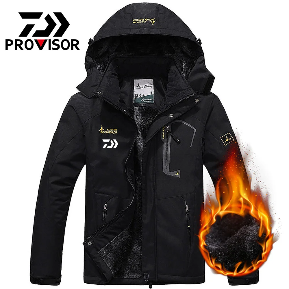DAIWA Winter Fishing Clothes Winter Outdoor Waterproof Warm Fishing Jackets Men Fleece Thick Fishing Coats Hiking Suit L-6XL
DAIWA Winter Fishing Clothes Winter Outdoor Waterproof Warm Fishing Jackets Men Fleece Thick Fishing Coats Hiking Suit L-6XL
