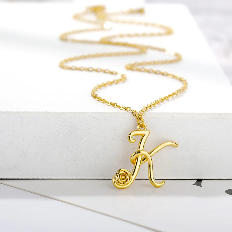 Initial Necklace Rose Neck Chains New Fashion Pendant Letter Jewelry 2020 Nameplate Aesthetic Necklaces Best Friends Gift
Initial Necklace Rose Neck Chains New Fashion Pendant Letter Jewelry 2020 Nameplate Aesthetic Necklaces Best Friends Gift