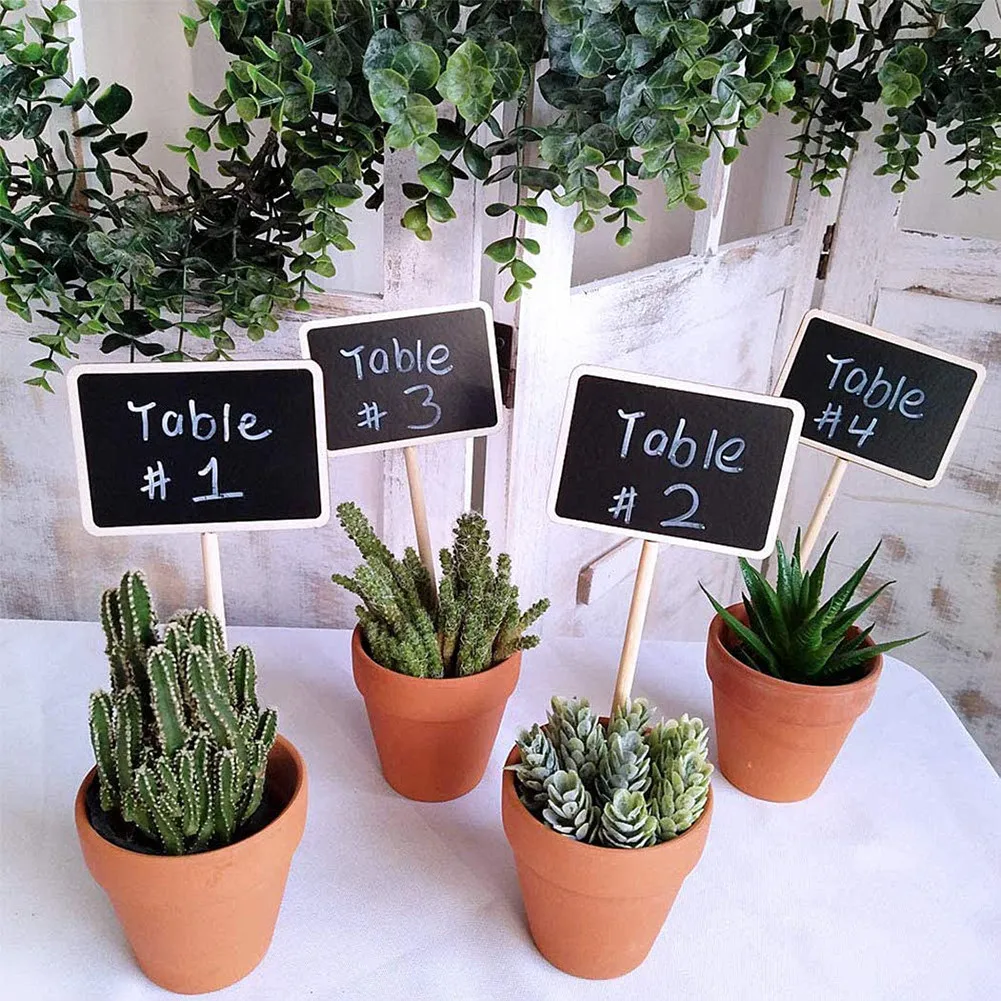 10PCS Mini Wooden Blackboard With Stands Chalkboard Signs Creative Succulent Message Board Floral Card Home Decor Ornaments
10PCS Mini Wooden Blackboard With Stands Chalkboard Signs Creative Succulent Message Board Floral Card Home Decor Ornaments