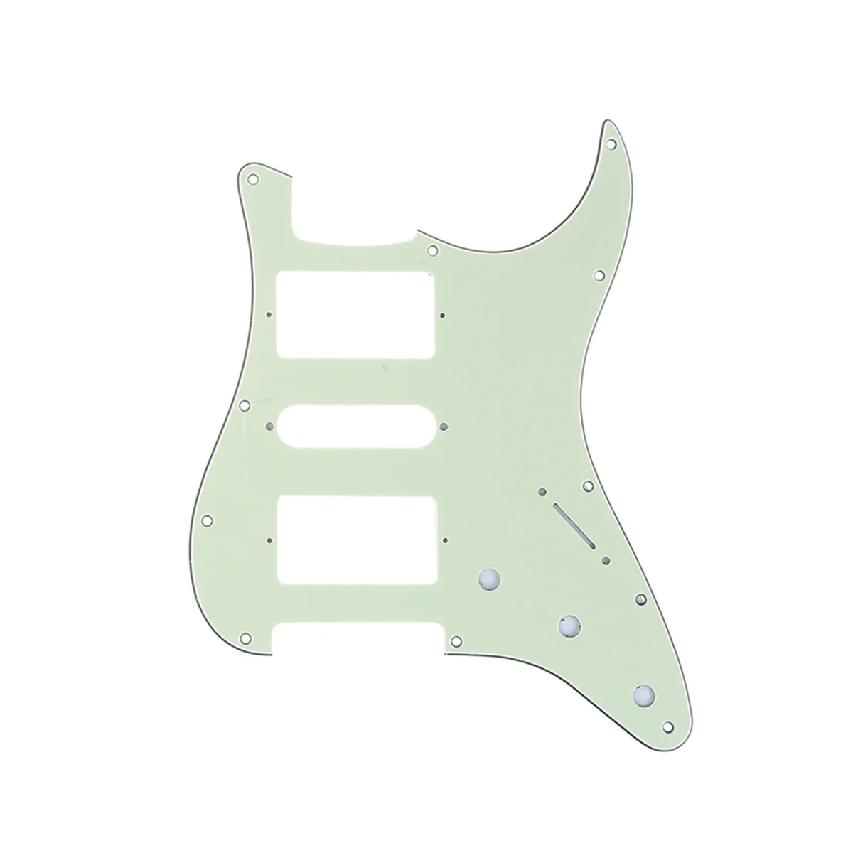 

Musiclily Pro 11 Hole HSH Guitar Strat Pickguard for Fender American/Mexican Standard Stratocaster Style, 3Ply Mint Green