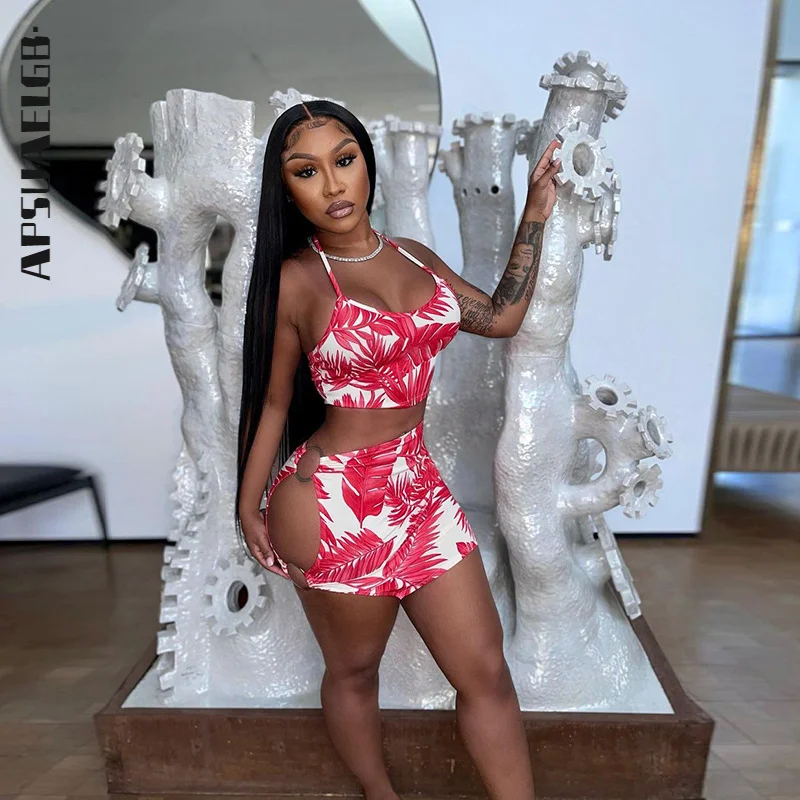 APSUAELGB.-Summer Women 2021, new foliage, print, fashion, neckline, backless, slit, two-piece skirt set
APSUAELGB.-Summer Women 2021, new foliage, print, fashion, neckline, backless, slit, two-piece skirt set
