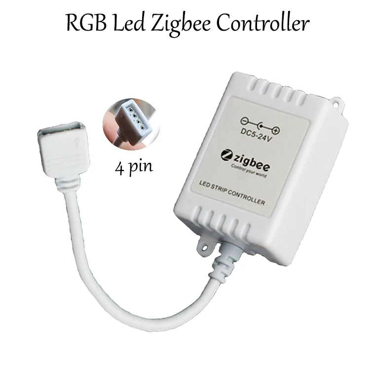 Дистанционный переключатель Tuya Zigbee для LED ленты 
Дистанционный переключатель Tuya Zigbee для LED ленты