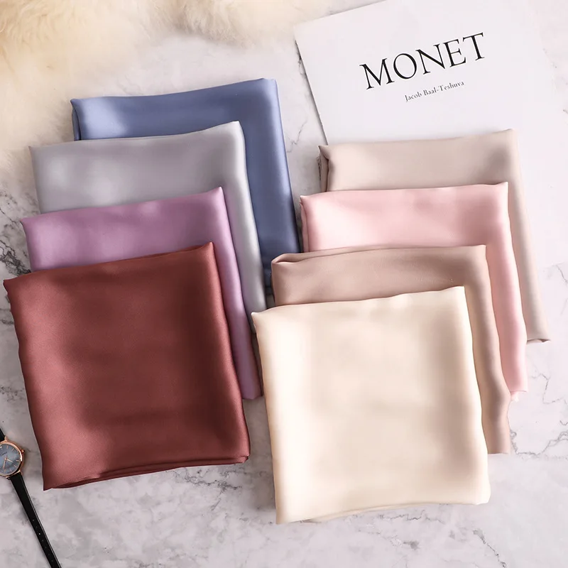 2021 Spring Autumn New Solid Color silk Scarf Elegant Scarf Fashion Scarves women Hairclip Ribbon Headdress pashmina infinity
2021 Spring Autumn New Solid Color silk Scarf Elegant Scarf Fashion Scarves women Hairclip Ribbon Headdress pashmina infinity