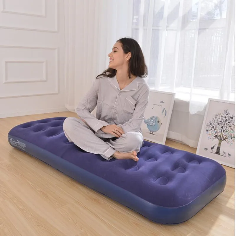 Flocking Air Mattress PVC Portable Camping Outdoor Inflatable Air Bed Indoor And Outdoor Use 191X73X22cm
Flocking Air Mattress PVC Portable Camping Outdoor Inflatable Air Bed Indoor And Outdoor Use 191X73X22cm