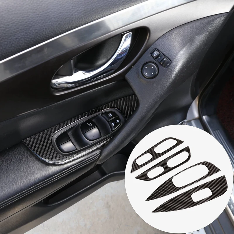 4Pcs Carbon Fiber ABS Inner Window Switch Panel Cover Trim for Nissan X-Trail 2014-2018 Decoration Stickers
4Pcs Carbon Fiber ABS Inner Window Switch Panel Cover Trim for Nissan X-Trail 2014-2018 Decoration Stickers