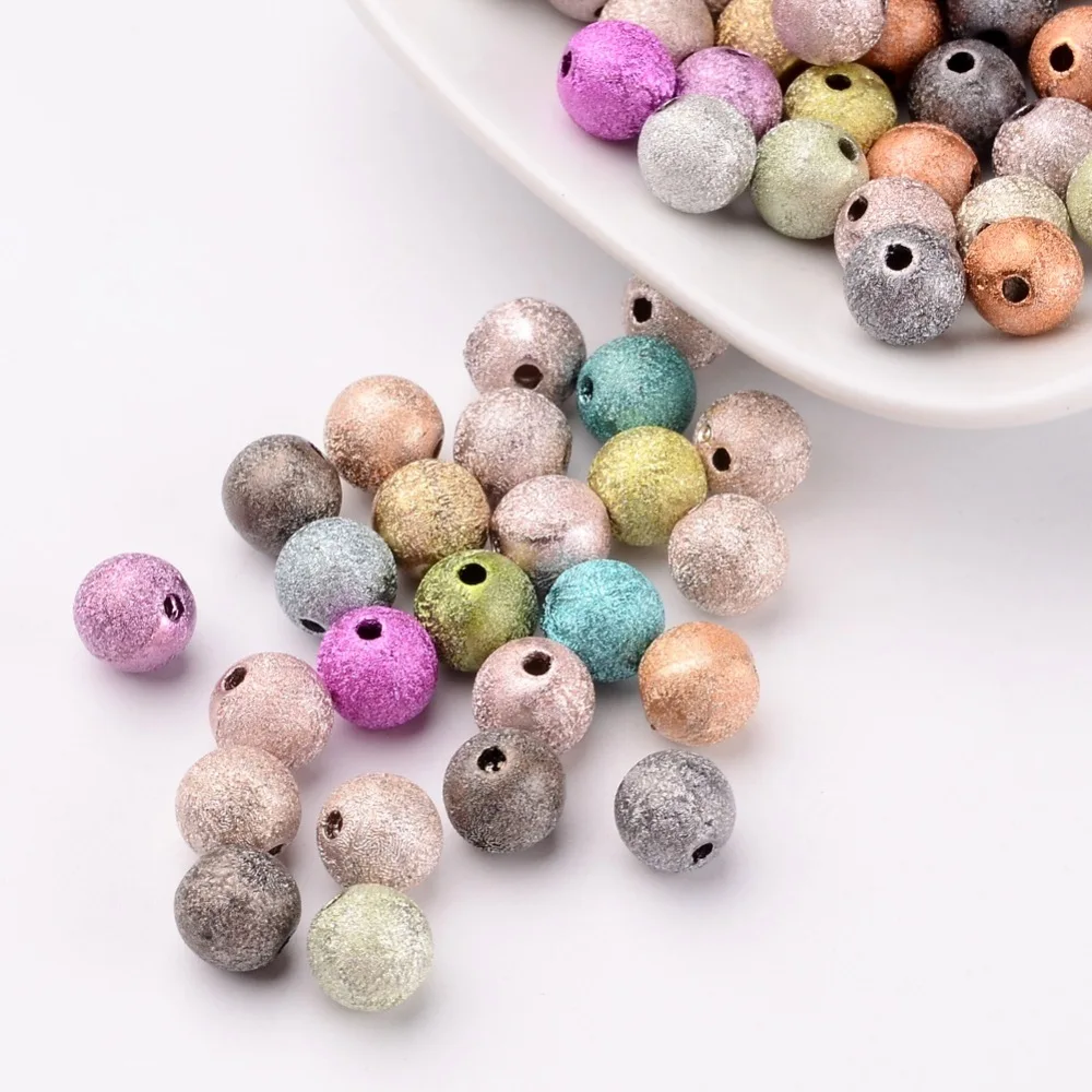 500g Spray Painted Acrylic Beads Matte Style Round Mixed Color Size: about 8mm in diameter hole: 1mm about 2160pcs/500g
500g Spray Painted Acrylic Beads Matte Style Round Mixed Color Size: about 8mm in diameter hole: 1mm about 2160pcs/500g