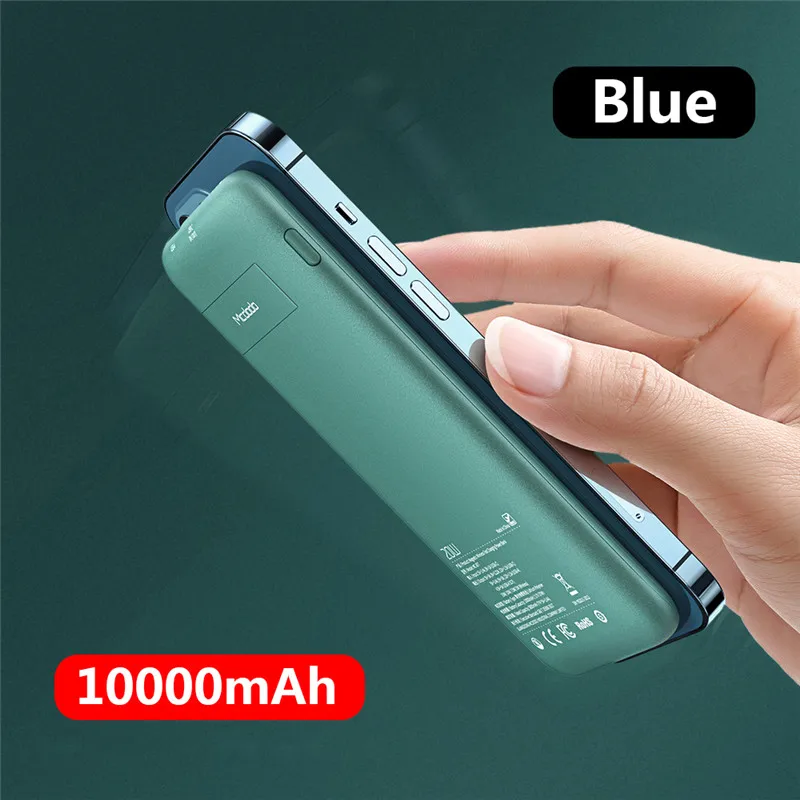 10000mAh Portable Magnetic Wireless Power Bank 15W Fast Charger For iPhone 12 13 Pro Max Mobile Phone External auxiliary battery
10000mAh Portable Magnetic Wireless Power Bank 15W Fast Charger For iPhone 12 13 Pro Max Mobile Phone External auxiliary battery