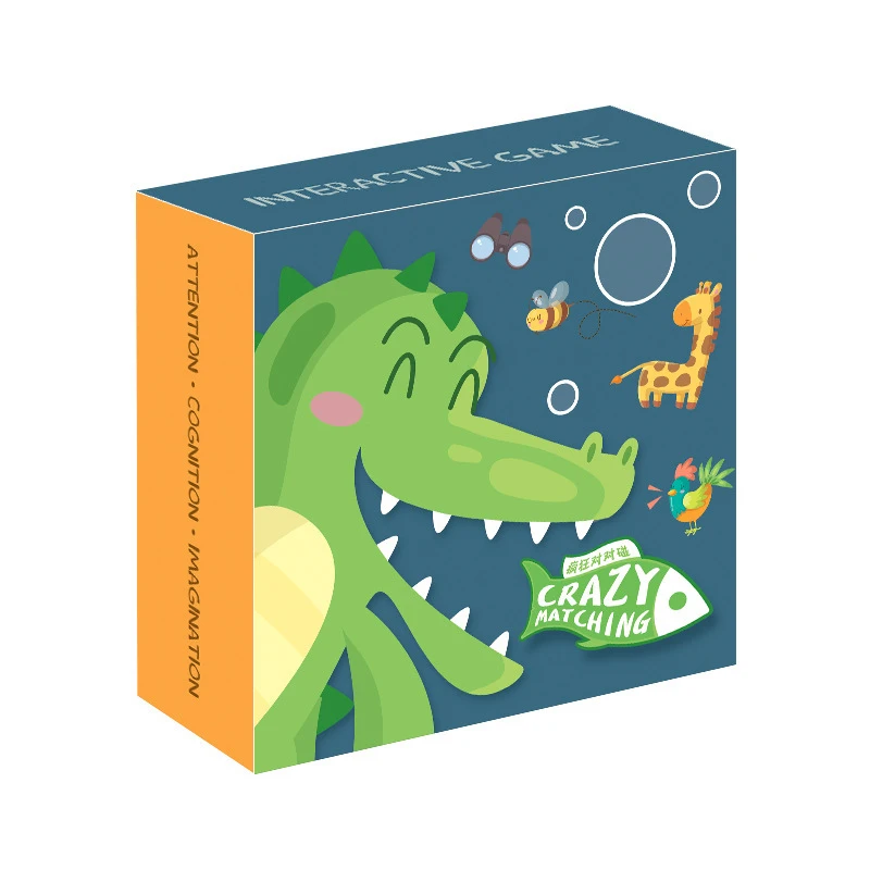 54pcs/set Children Crazy Matching Pairing Find Same Card Parent-child Interactive Game Children Puzzle Board Game Puzzle Toys
54pcs/set Children Crazy Matching Pairing Find Same Card Parent-child Interactive Game Children Puzzle Board Game Puzzle Toys