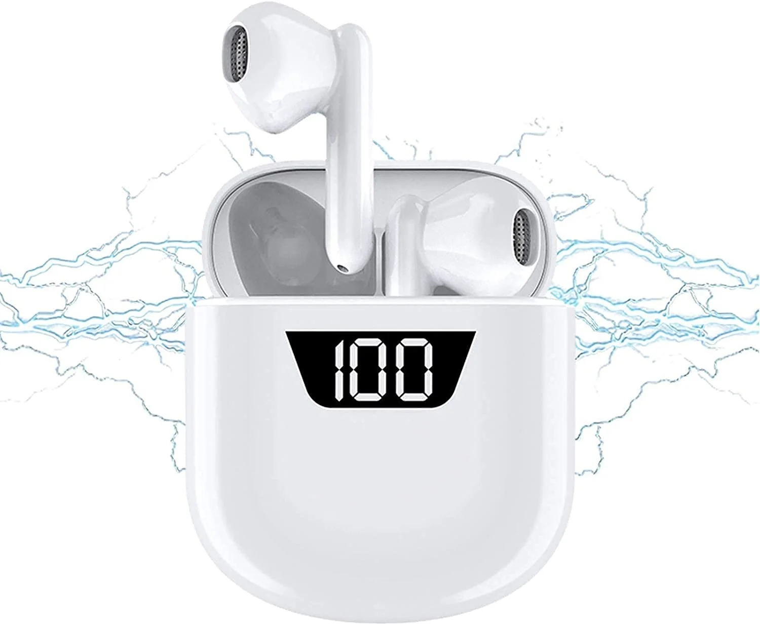 Wireless Earbud, Bluetooth 5.0 Headphones with Charging Case, 3D Stereo Air Buds in-Ear Ear Bud with Deep Bass Touch Control
Wireless Earbud, Bluetooth 5.0 Headphones with Charging Case, 3D Stereo Air Buds in-Ear Ear Bud with Deep Bass Touch Control