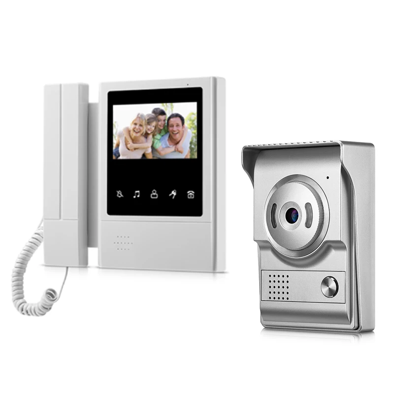 Video Door Intercom Entry System Kit Wired Video Doorbell Phone Rainproof Call Panel IR Camera for Home Villa Building Apartment
Video Door Intercom Entry System Kit Wired Video Doorbell Phone Rainproof Call Panel IR Camera for Home Villa Building Apartment